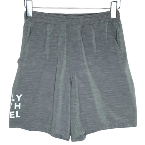 Lululemon S Mens Pace Breaker Shorts Heather Gray *Fly Wheel - Picture 1 of 9